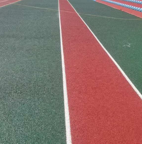 鹤岗市半预制型跑道混合型塑胶跑道 - 价格